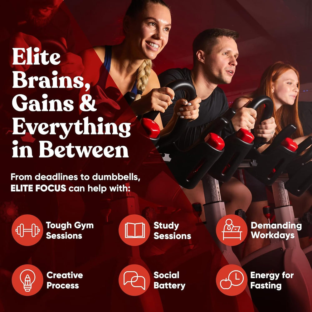 Packaging emphasizes Eu Natural Elite Caffeine Pills USA-made production and testing