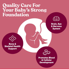 Eu Natural Glow Prenatal algae-based vegan DHA highlights plant-based prenatal support.