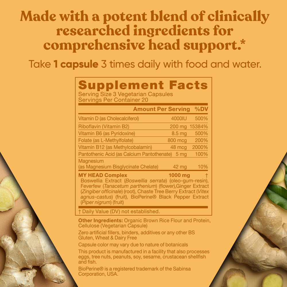 Eu Natural My Head bottle in GMP‑certified purity environment