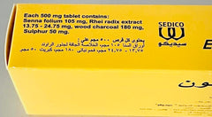Eucarbon Tablets 30 label view shows natural ingredients for intestinal comfort.