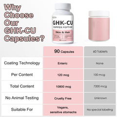 Euphea GHK-Cu capsule with neutral taste supports comfortable daily use.