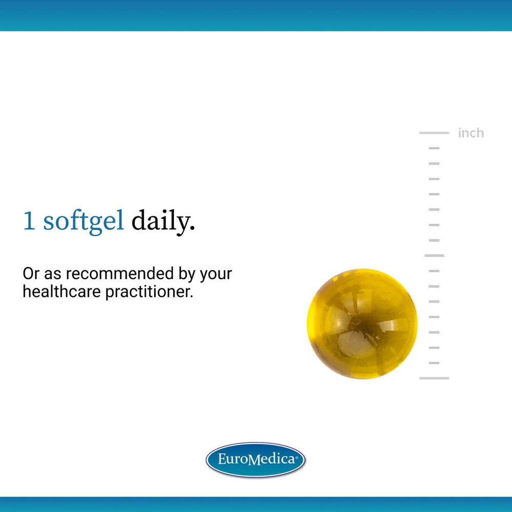 EuroMedica A•D•K2 softgel capsule easy to swallow
