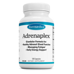 EuroMedica Adrenaplex bottle with capsules for daily adrenal support