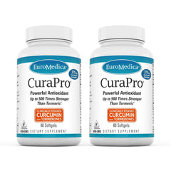 EuroMedica CuraPro 375 mg softgels pack for daily immune support