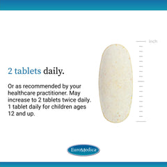 Ingredients panel of EuroMedica Essential Multivitamin shows B6, B12, D3