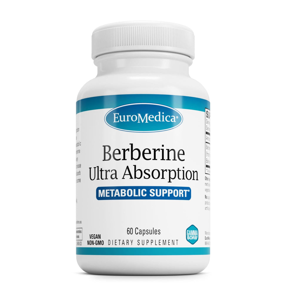 EuroMedica Ultra Absorption Brain bottle highlighting brain health support
