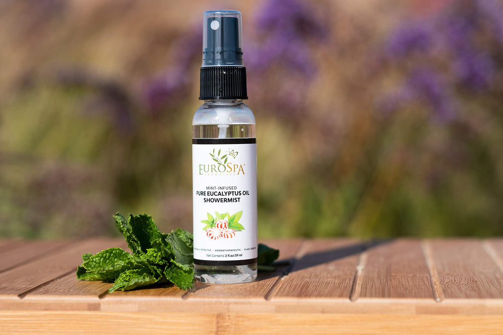 EuroSpa Aromatics bottle enhances home spa moments with uplifting eucalyptus scent
