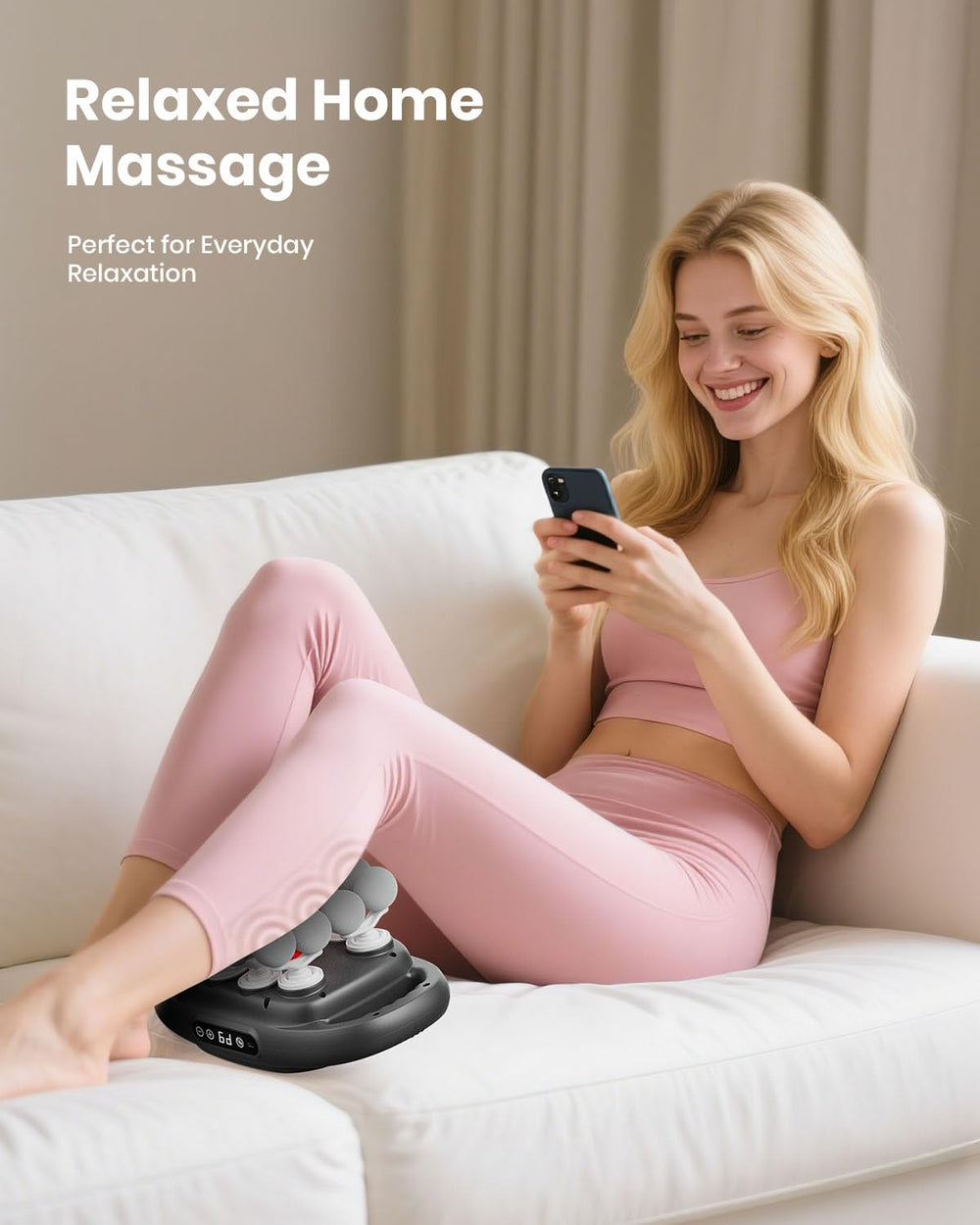 EURPMASK 16-head massage gun whisper-quiet operation for home use.