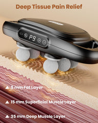 EURPMASK gun eases arm soreness through precise percussive therapy.