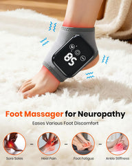 EURPMASK Foot Renew Massager heat settings demonstrate customizable warmth for soothing sessions
