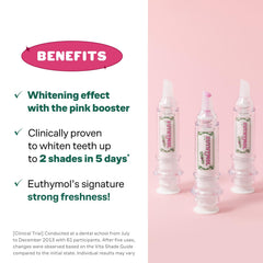 Euthymol daily-brightening-routine image highlights consistent, gentle whitening use.
