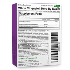 Evalar Potentilla alba extract capsule close-up for gentle daily wellness.