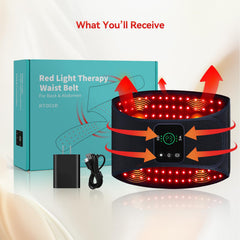 EVATEALE LCD display clearly shows light and massage settings.