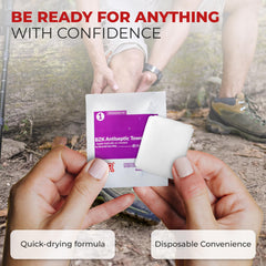 Ever Ready BZK wipes used for multiple cleaning tasks and surfaces