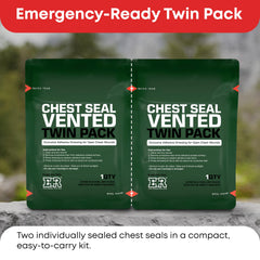 Ever Ready First Aid chest seal with hydrogel adhesive bonds in challenging conditions