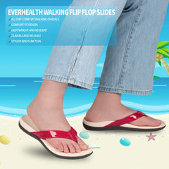 Everhealth beach-ready sandals offering supportive comfort during travel and outdoor activities