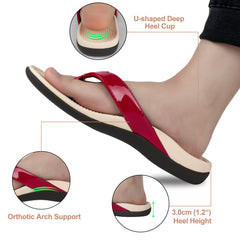 Everhealth orthotic sandals with slip-resistant outsole for safer steps on wet or dry surfaces