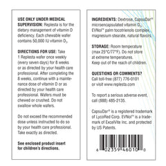 Everidis Replesta bottle label — clear branding and dosage information