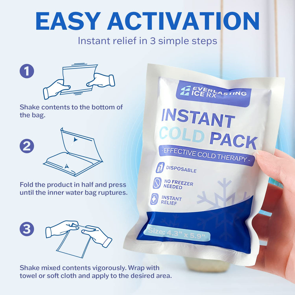Everlasting Ice RX cold pack for joints and muscles provides targeted relief