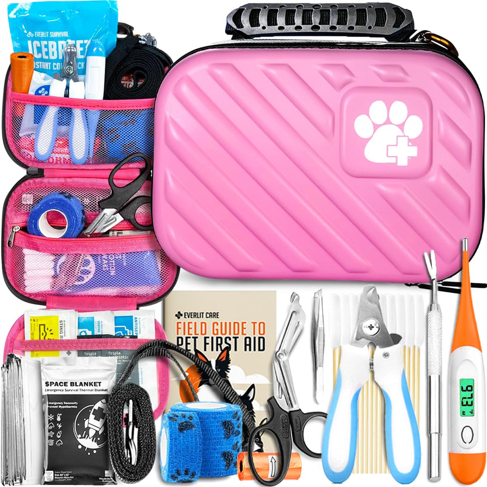 EVERLIT Pet Medic Kit case closed, compact and travel-ready design.