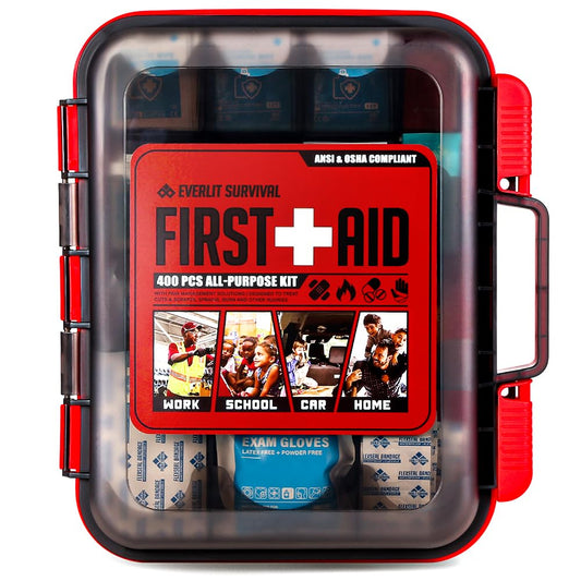 EVERLIT First Aid Kit Type III case close-up, durable housing for workplaces