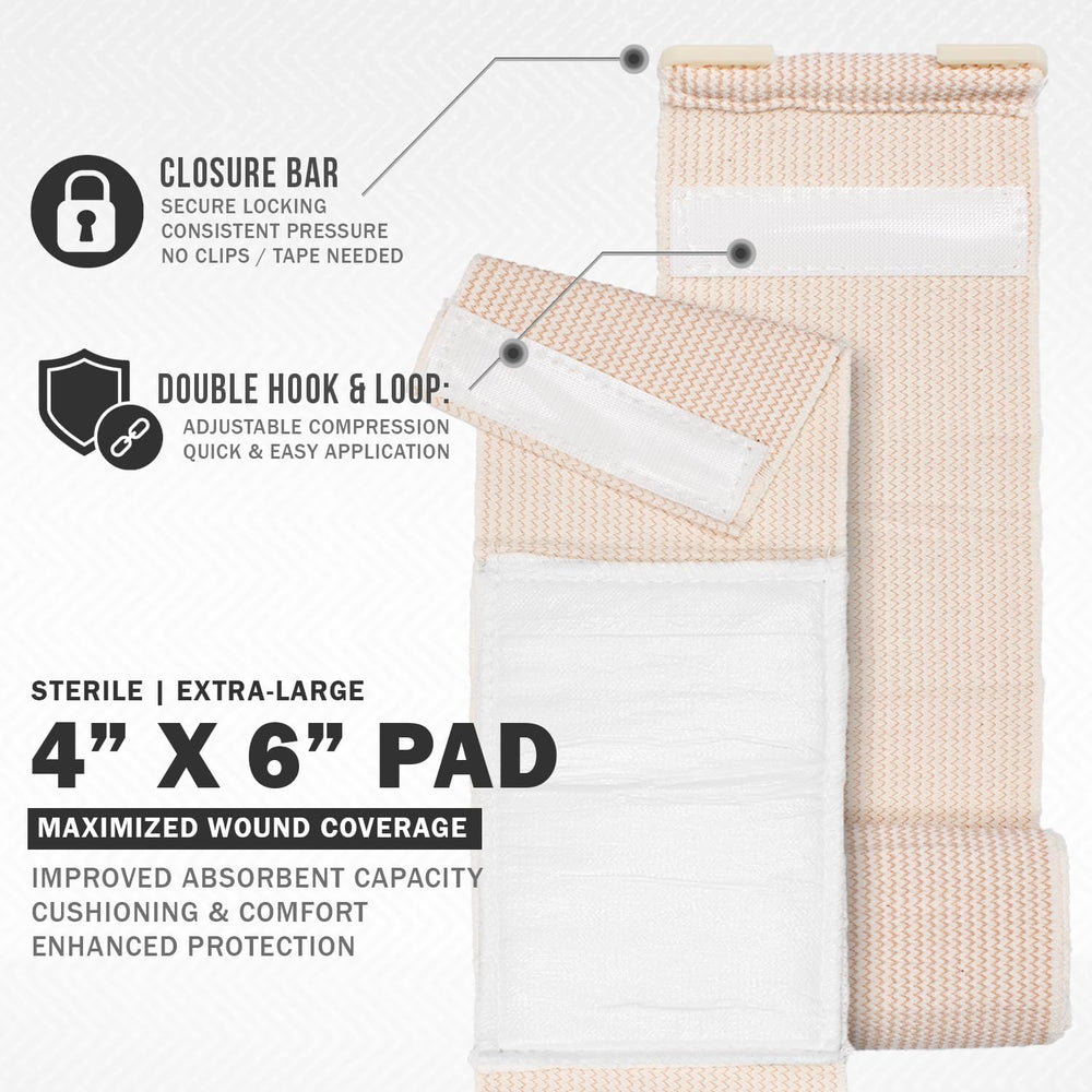 Everlit bandage pad 4x6 inch provides extensive wound coverage.