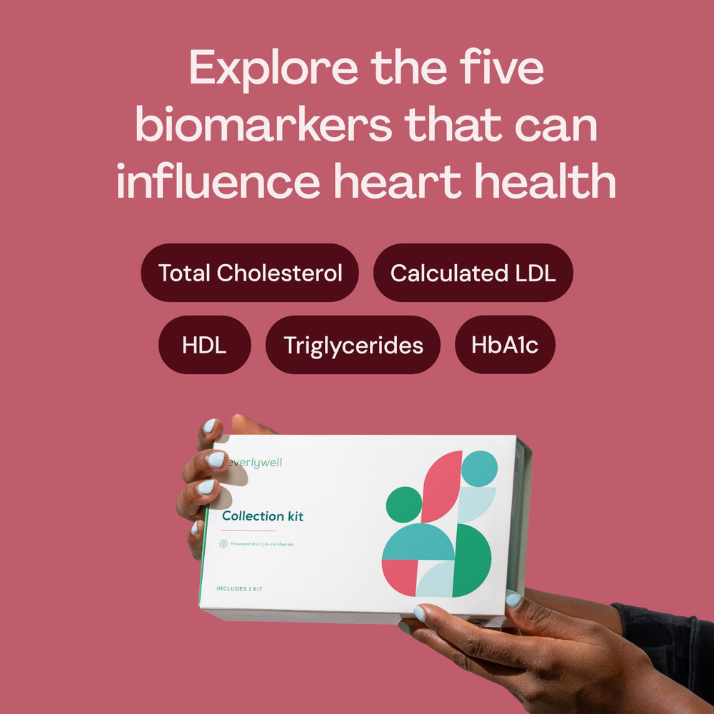 Everlywell blood sample collection for at-home testing.