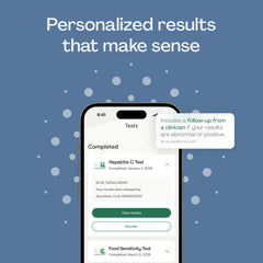 Everlywell prepaid return label ready for quick sample return