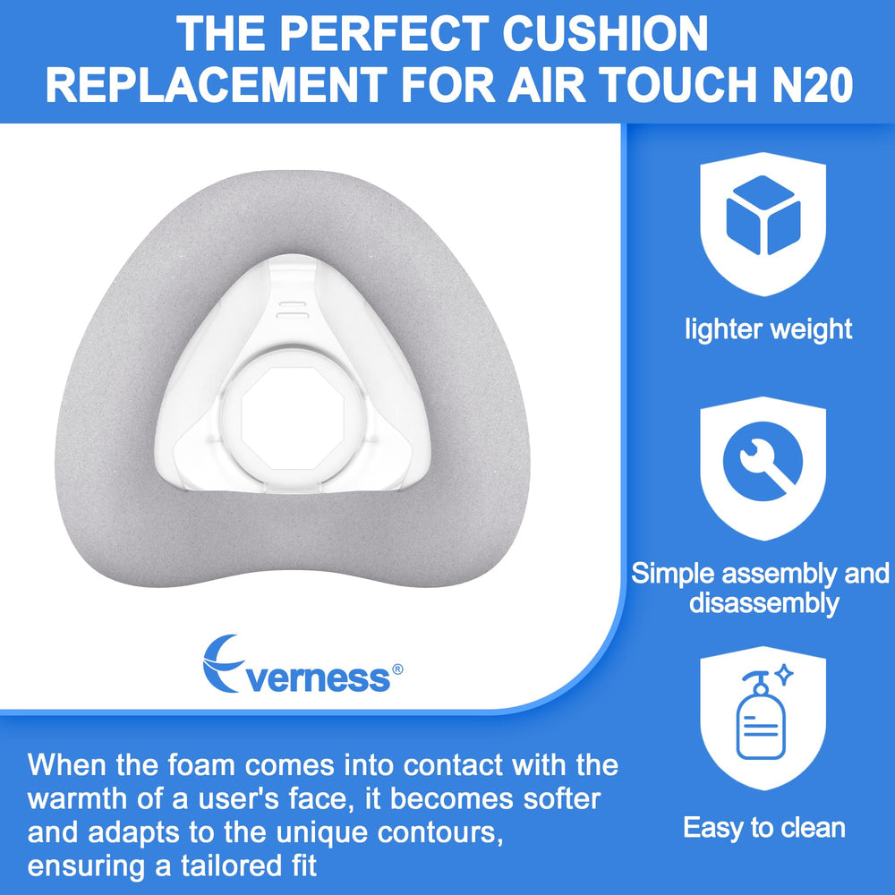 Everness AirTouch N20 cushion S pack side view shows soft memory foam.