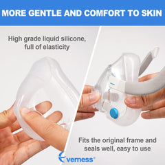 Everness soft silicone cushion L for F20 provides a gentler, comfortable fit.