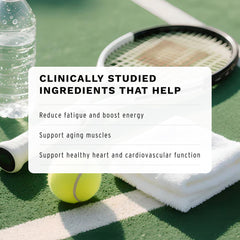 EVIDENT WELLNESS Ageless Energy with CoQ10 and taurine ingredients for energy support.