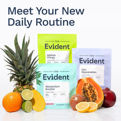 EVIDENT WELLNESS vegan non-GMO gluten-free label