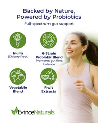 EvinceNaturals packaging box showing product details and 90 capsules