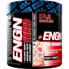 EVL Ultimate Pre Workout scoop with shaker ready for a pre-workout ritual.