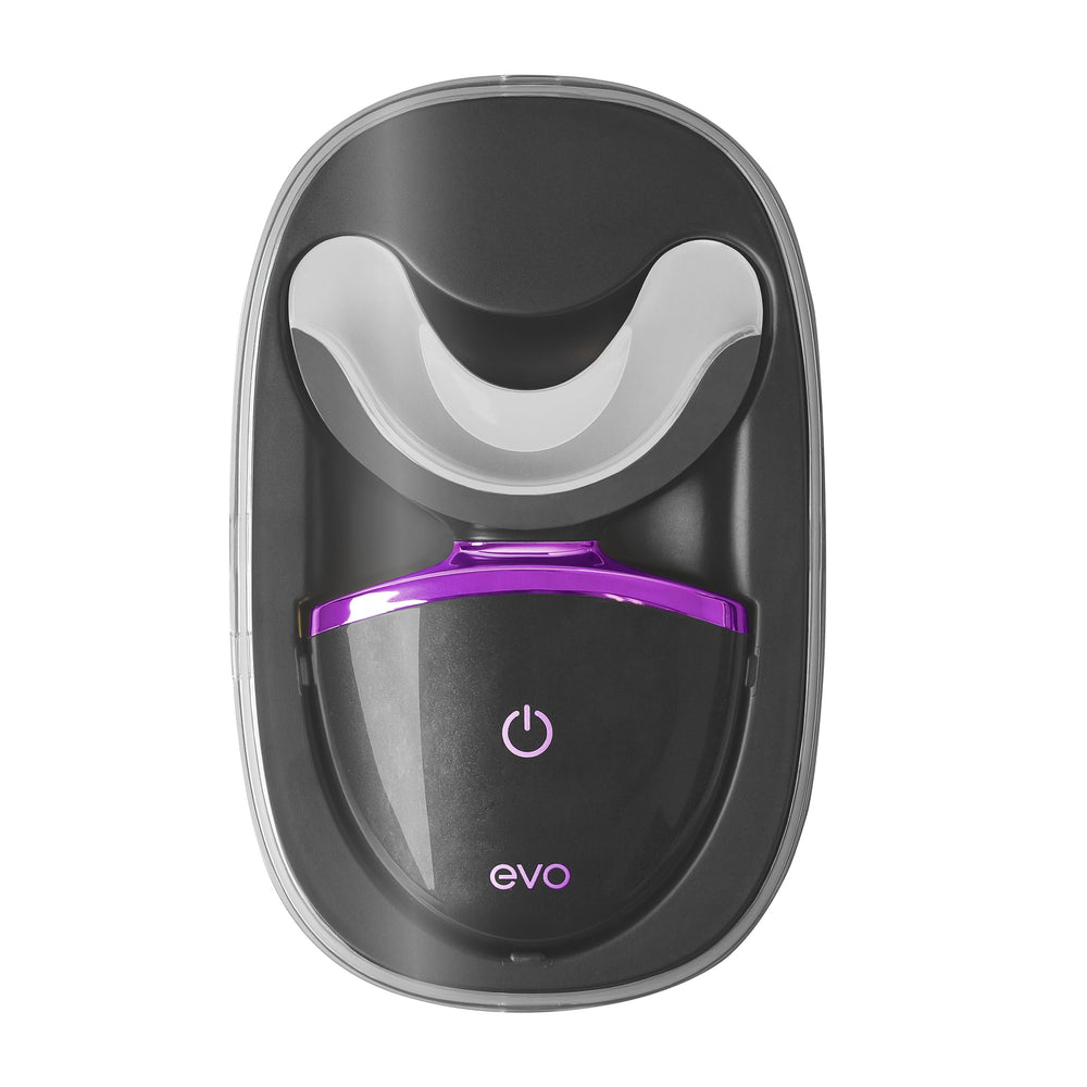 EVO packaging and branding for premium whitening experience.