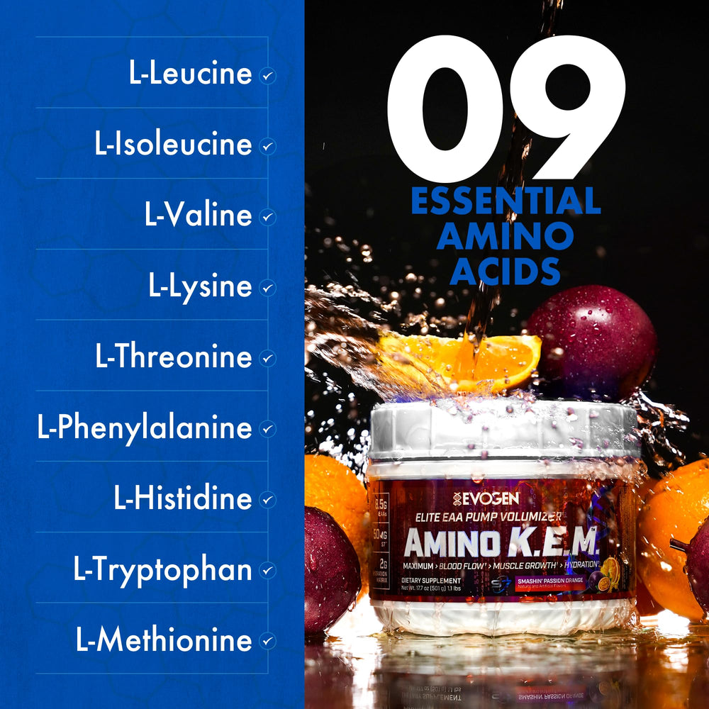Coconut water and betaine components in Evogen Amino KEM