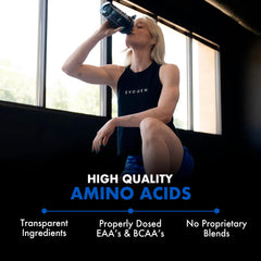 Evogen Amino K.E.M. hydration and performance with betaine and coconut water.