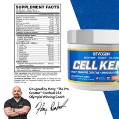 Evogen Cell K.E.M. PR V.2 prepared shake in peach rings flavor