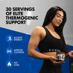 Evogen Evoburn shake being prepared before a workout for lasting energy.