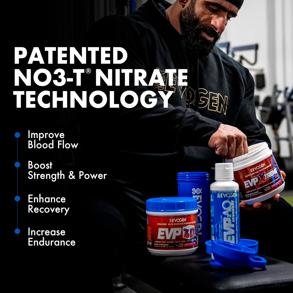 Evogen EVP Xtreme NO being mixed in water demonstrates quick hydration.