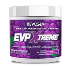 Evogen EVP Xtreme NO pump visual highlighting enhanced vascularity during training.