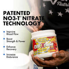 Evogen EVP Xtreme NO label close-up highlighting key ingredients