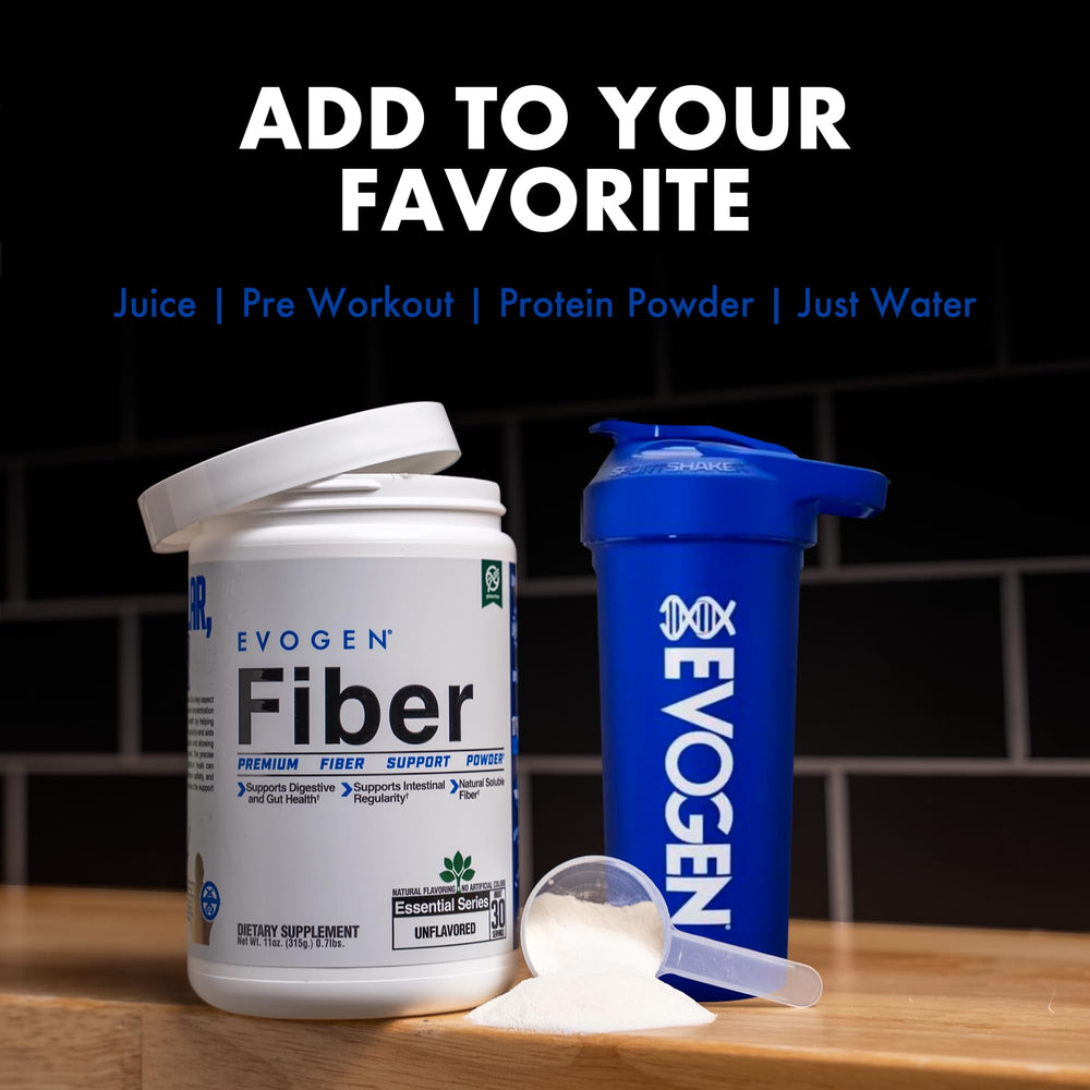 Evogen Fiber in athlete workout setup for gut-friendly recovery