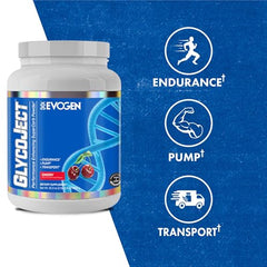 Evogen GlycoJect scoop pour demonstrates convenient preworkout fueling for endurance