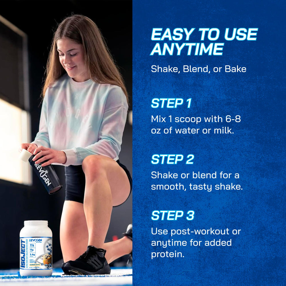Evogen Isoject Blueberry Muffin flavor delivers tasty, smooth mixes.