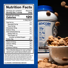 Clean nutrition image highlights a filler-free formula for shakes and recipes