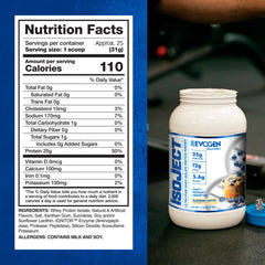 Evogen Isoject offers clean nutrition with no fillers for versatile shakes.