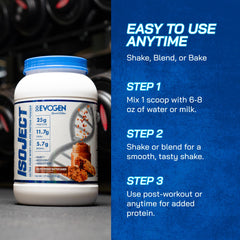 Evogen Isoject shake-glass ready-to-mix protein shake