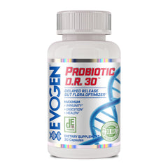 Evogen Probiotic D.R. 30 bottle for daily immune support and digestion