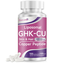 Ewecxine GHK-Cu bottle front for daily beauty support.